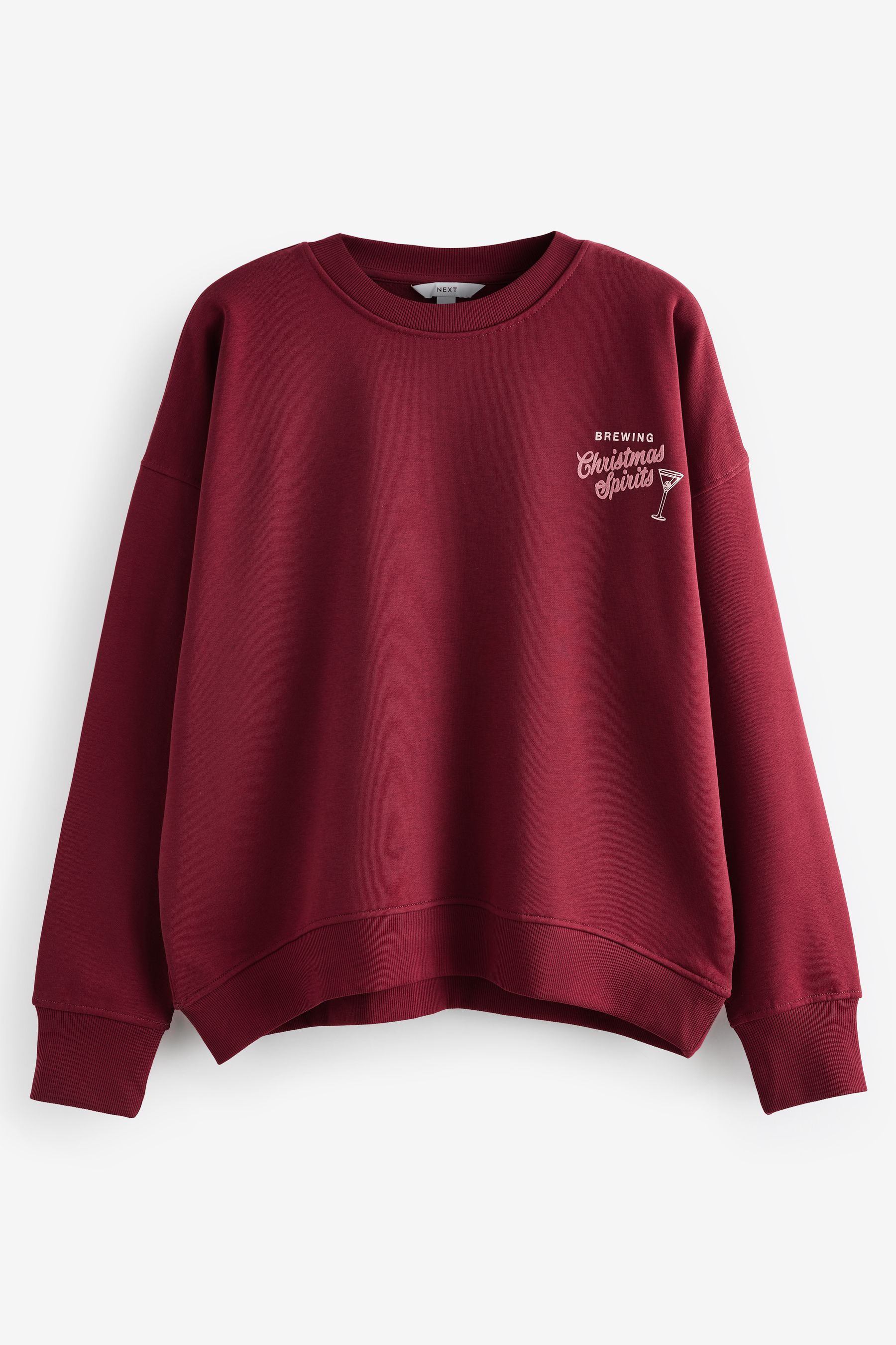 Graphic crew neck sweaters sale