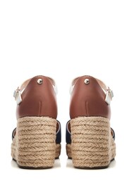 Moda in Pelle Gialla Square Toe Espadrille Wedges - Image 3 of 4