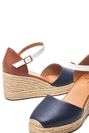 Moda in Pelle Gialla Square Toe Espadrille Wedges - Image 4 of 4