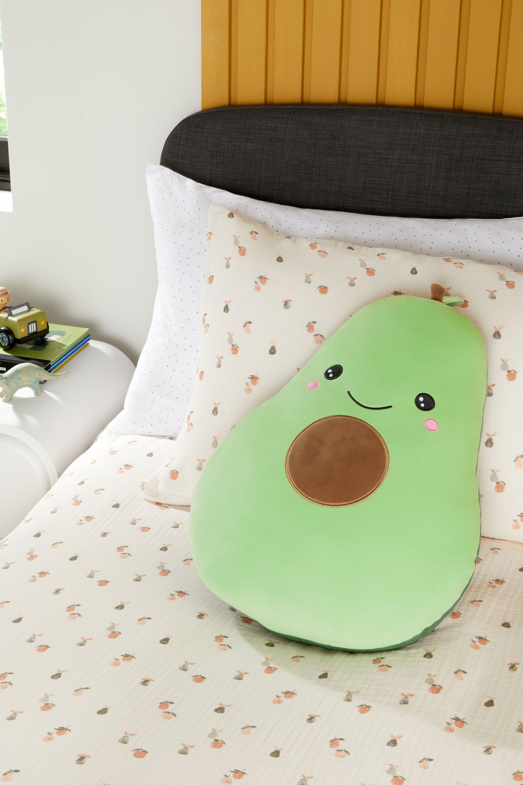 Avocado cushion fluffy clearance
