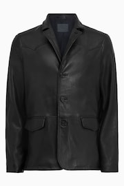 AllSaints Black Hunter Blazer - Image 8 of 8