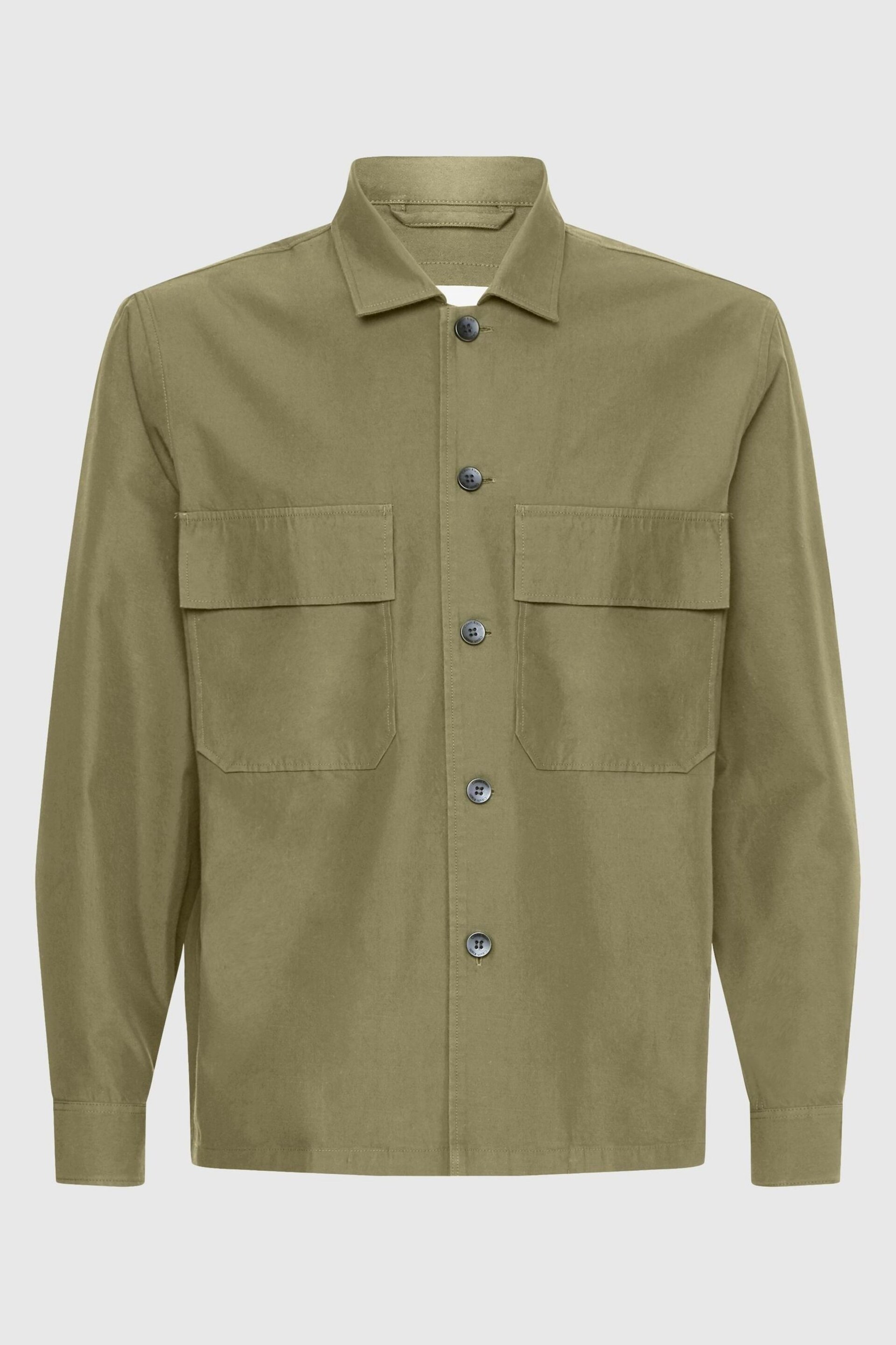 Calvin Klein Green Cargo Nylon Overshirt - Image 4 of 4