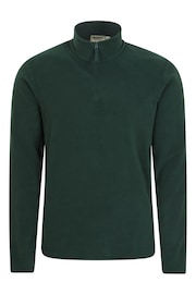 Mountain Warehouse Green Mens Camber Half Zip Fleece - Image 1 of 2