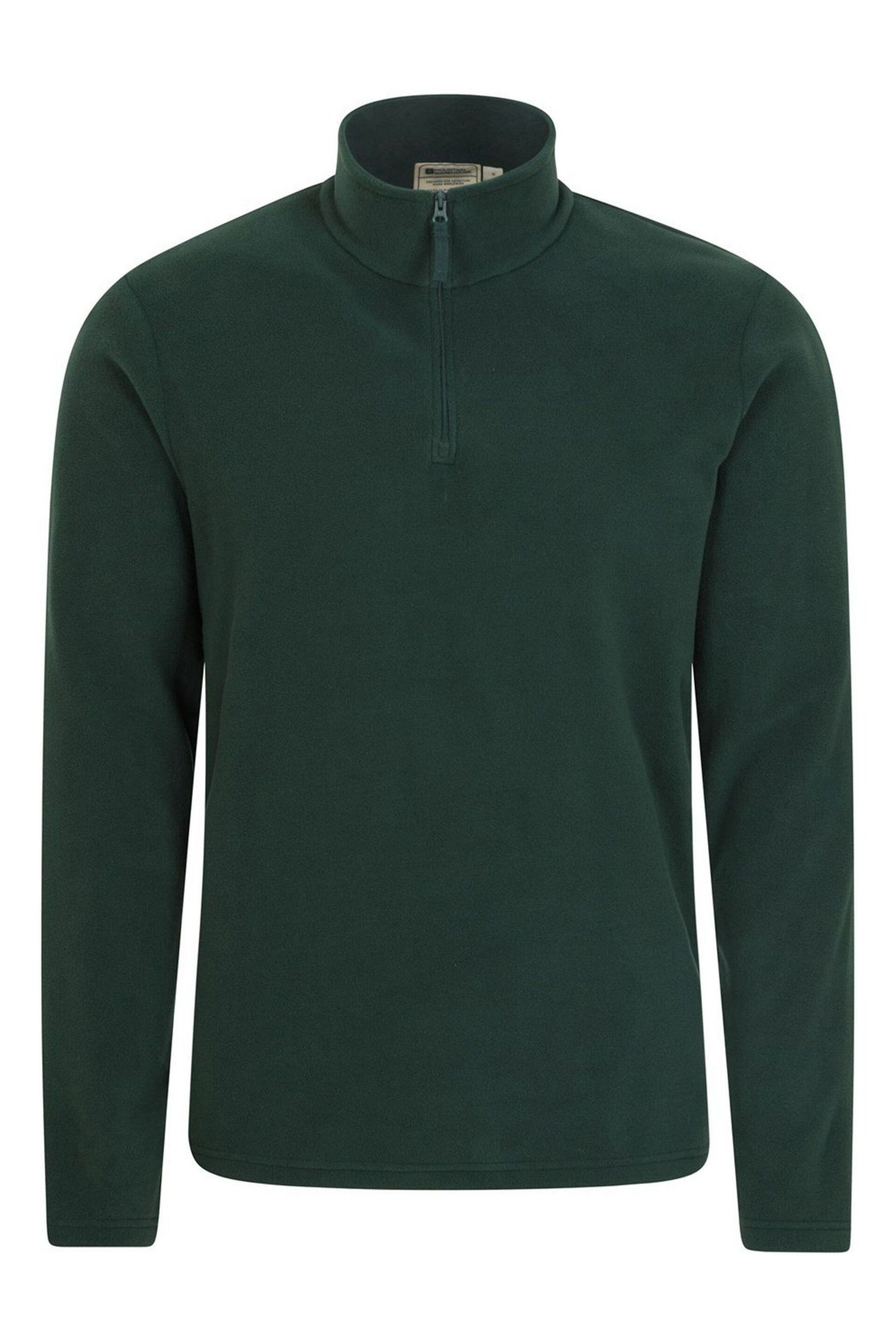 Mountain Warehouse Green Mens Camber Half Zip Fleece - Image 1 of 2