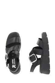 Rieker Womens Evolution Bur Fastener Cream Sandals - Image 9 of 10