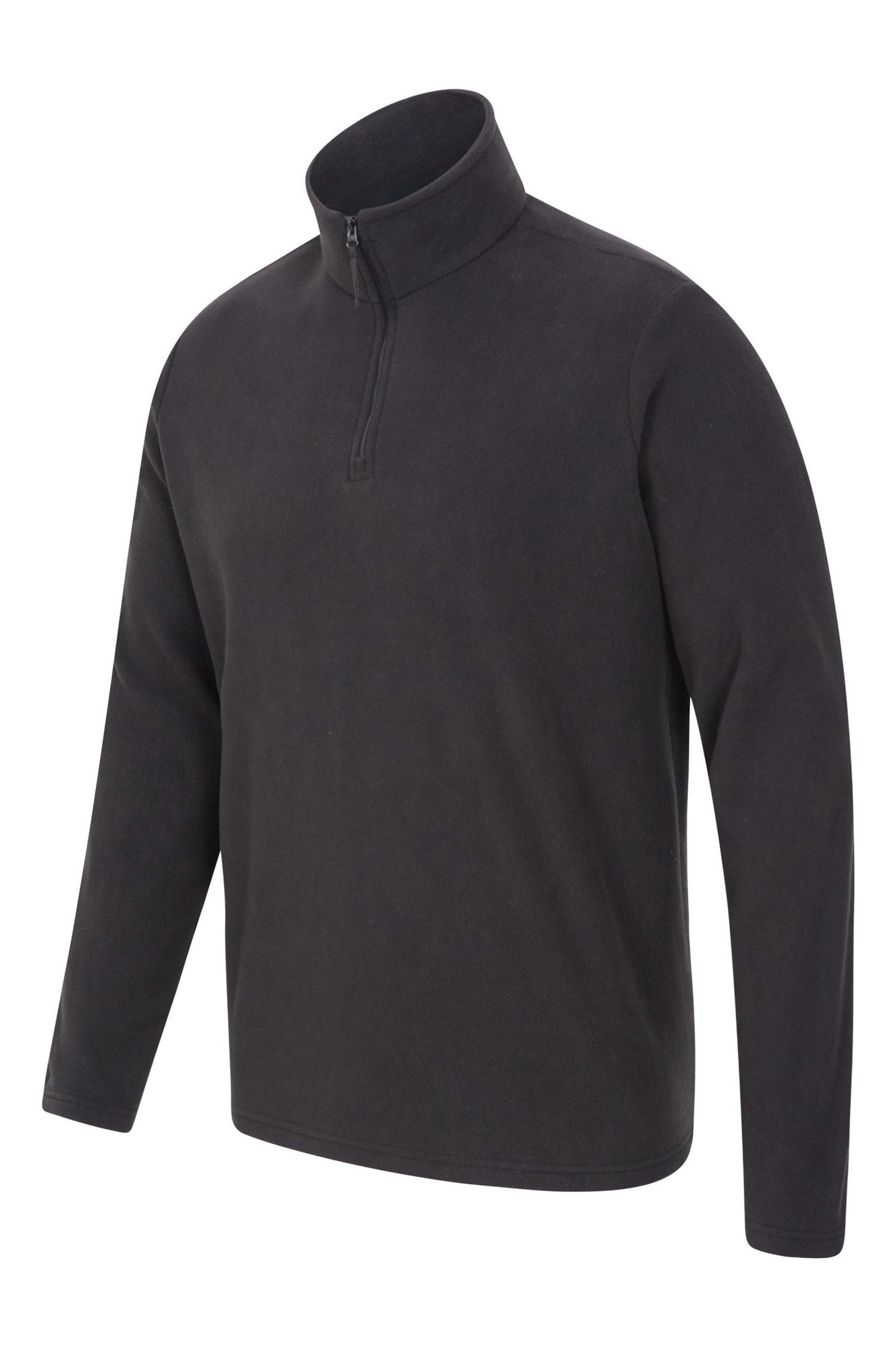 Mountain Warehouse Black Mens Camber Half Zip Fleece - Image 3 of 5