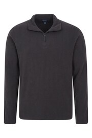 Mountain Warehouse Black Mens Camber Half Zip Fleece - Image 4 of 5