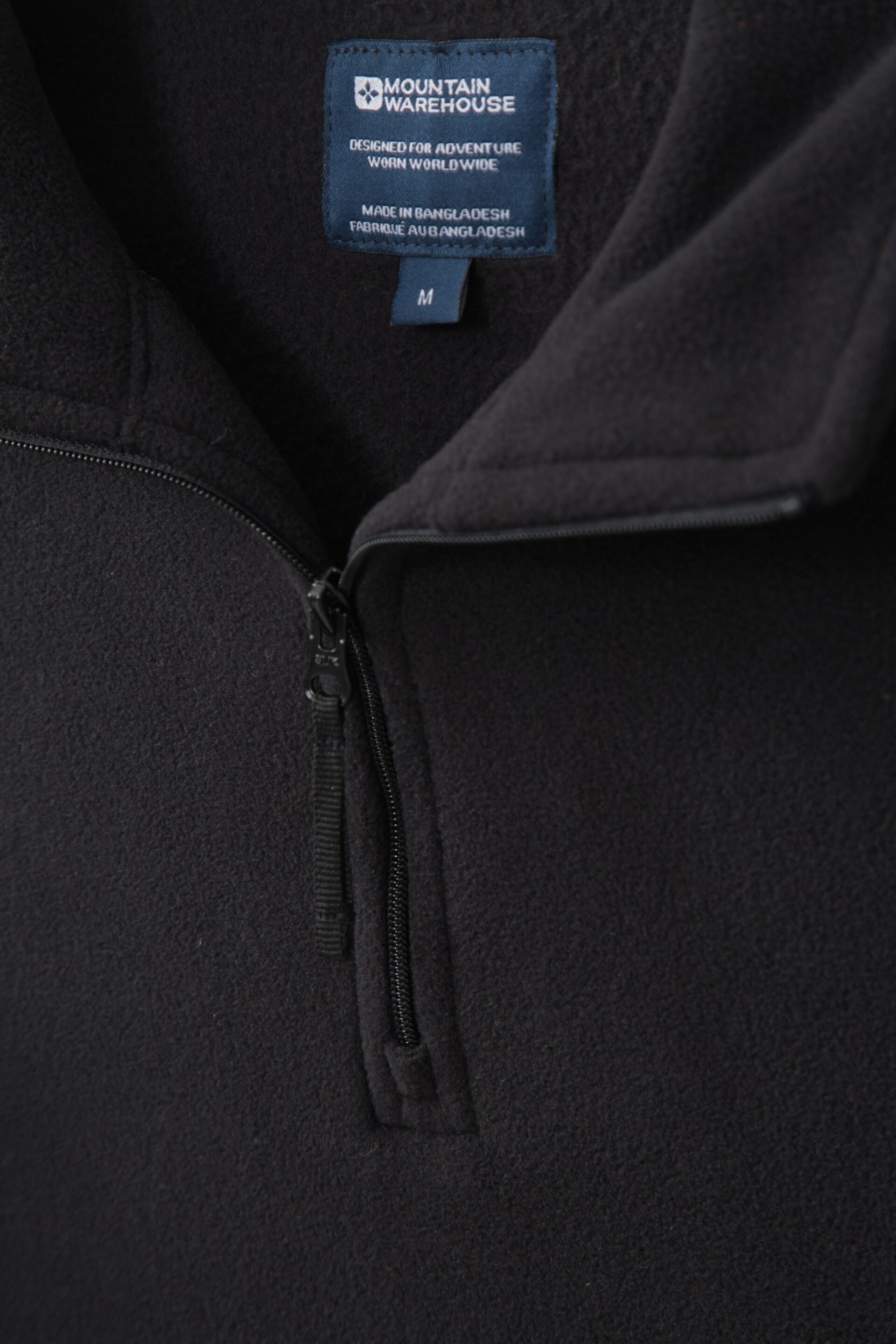 Mountain Warehouse Black Mens Camber Half Zip Fleece - Image 5 of 5