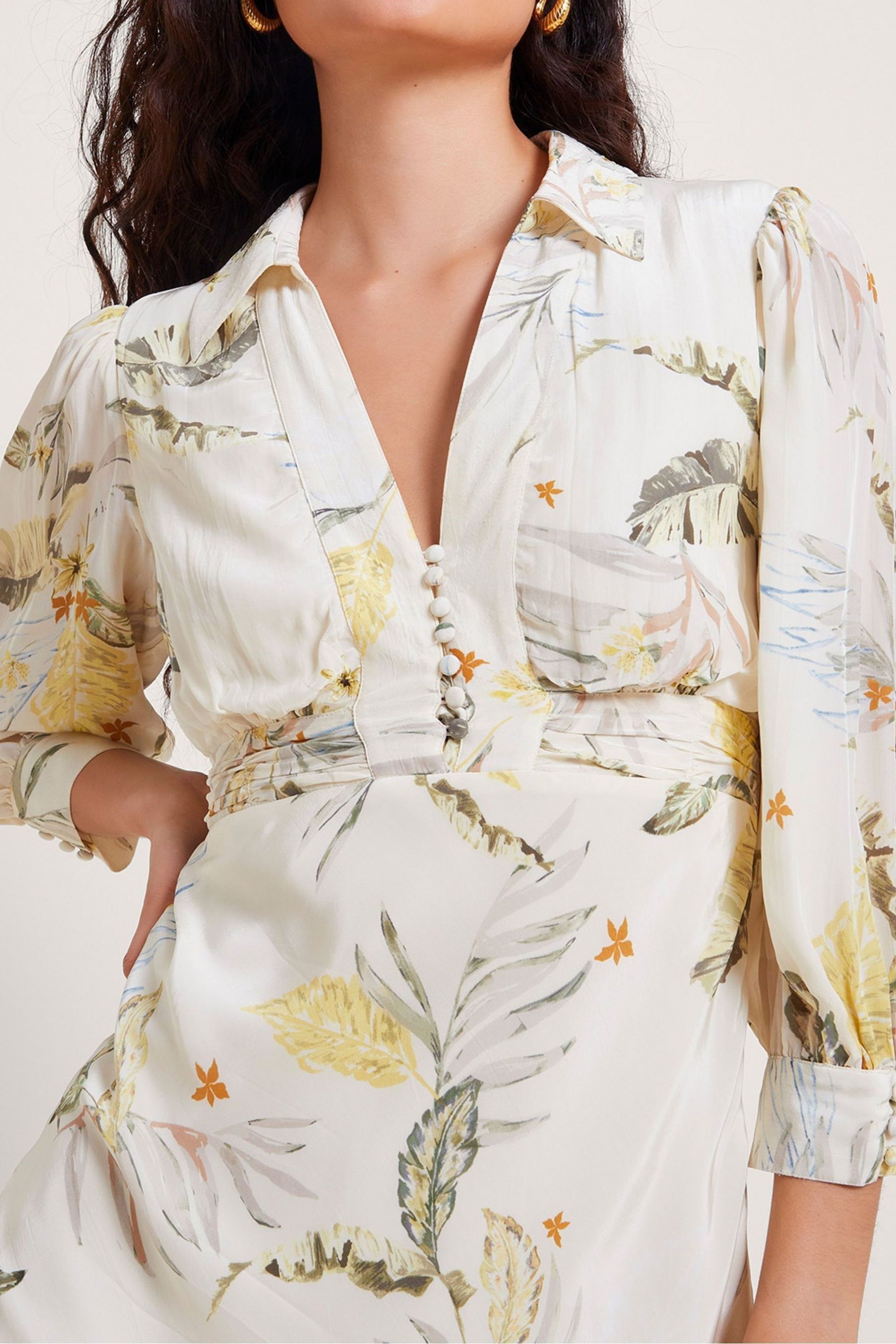 Monsoon Natural Elise Shirt Dress