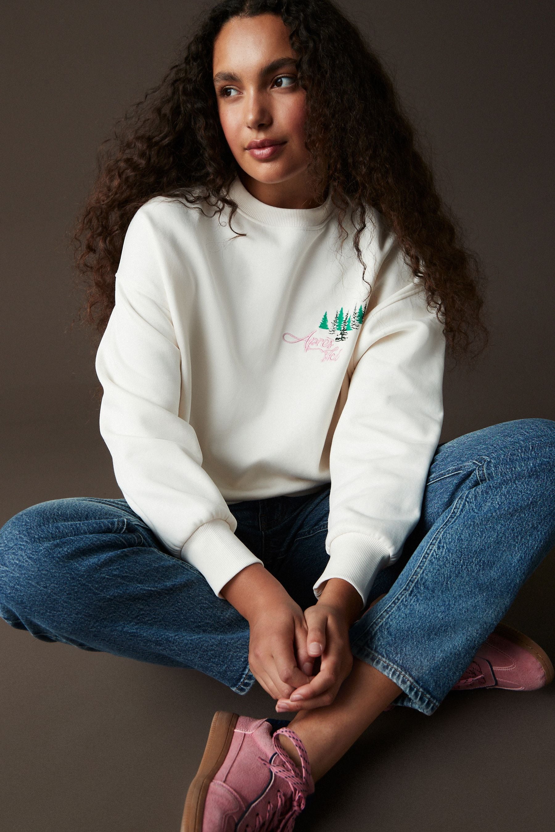 Crew neck jumper vintage clearance
