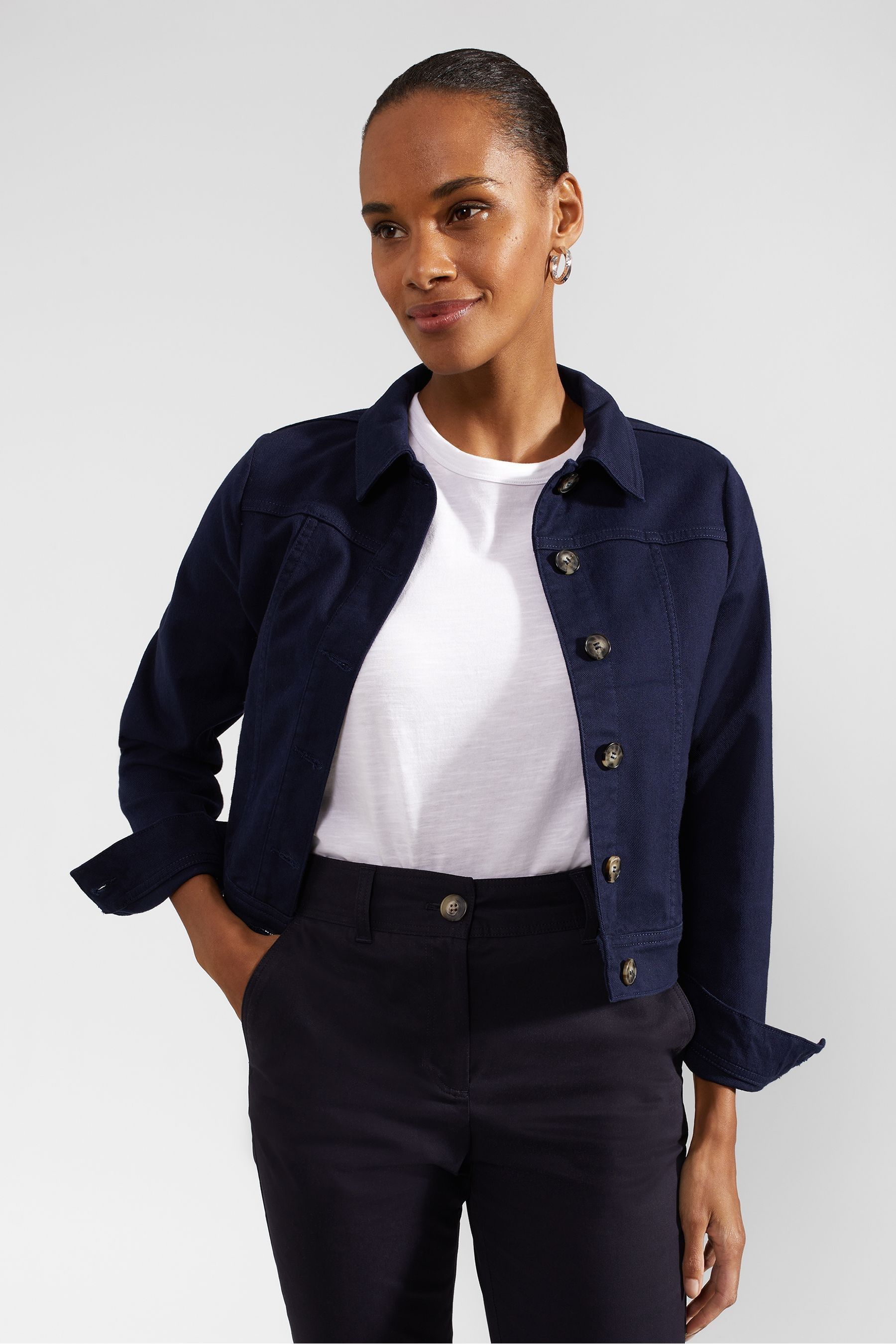 Hobbs navy jacket discount