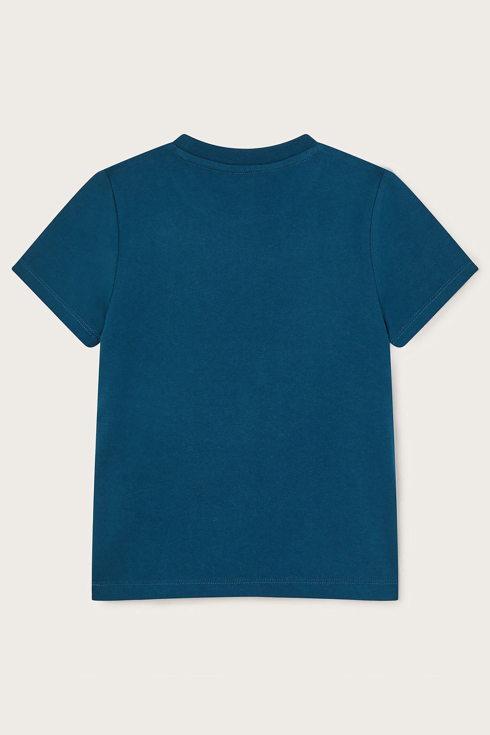 Monsoon Blue Turtle Appliqué T-Shirt - Image 2 of 3