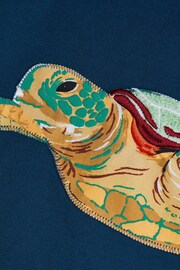 Monsoon Blue Turtle Appliqué T-Shirt - Image 3 of 3