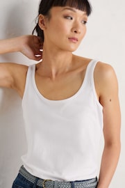 Seasalt Cornwall White Tidal Drift Vest - Image 1 of 5