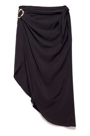 Mint Velvet Black Gold Trim Sarong - Image 3 of 4