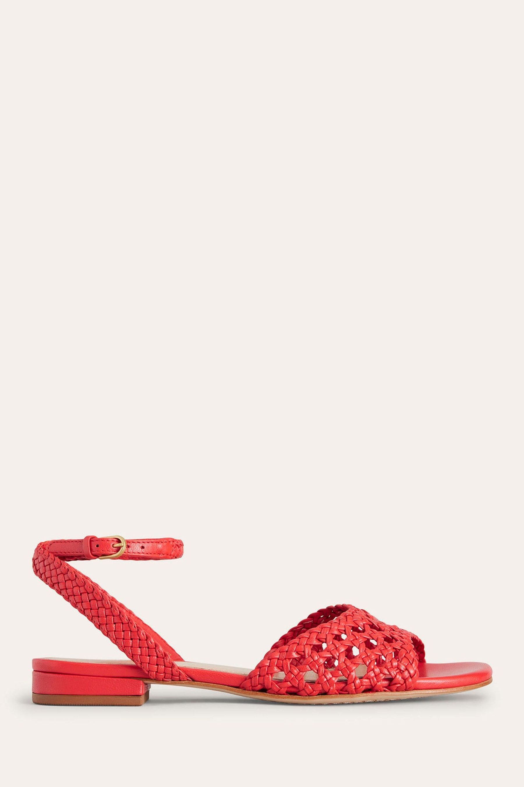 Red sandals next on sale