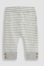 JoJo Maman Bébé Marl Grey Duck And Tractor Baby 3-Piece Bodysuit & Legging Set - Image 7 of 8