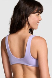 Victoria's Secret PINK Purple Cloud Cotton Unlined Wired Bralette - Image 2 of 3