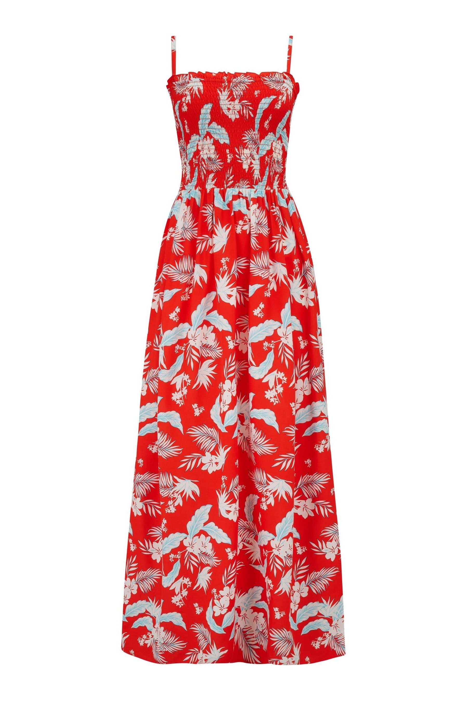 Red maxi beach dress online