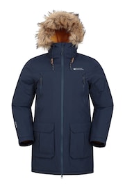 Mountain Warehouse Blue Mens Traverse Down Waterproof Jacket - Image 1 of 3