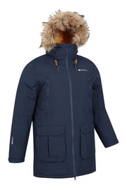 Mountain Warehouse Blue Mens Traverse Down Waterproof Jacket - Image 2 of 3