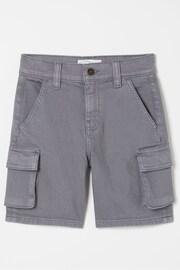 FatFace Grey Twill Cargo Shorts - Image 5 of 5