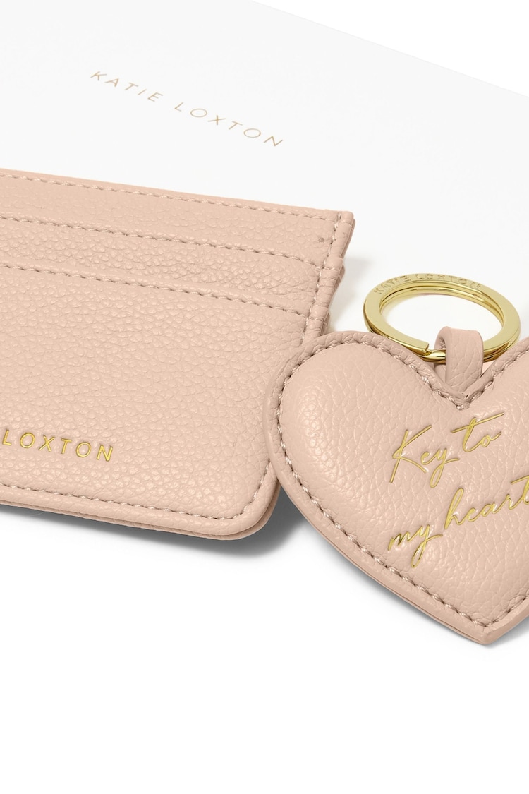 Katie Loxton Key To My Heart Keyring and Cardholder Gift Set - Image 4 of 4