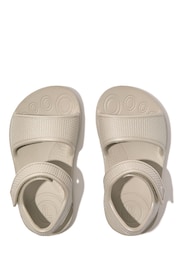 FitFlop Kids Toddler Silver iqushion Shimmer Ergonomic Sandals - Image 3 of 4