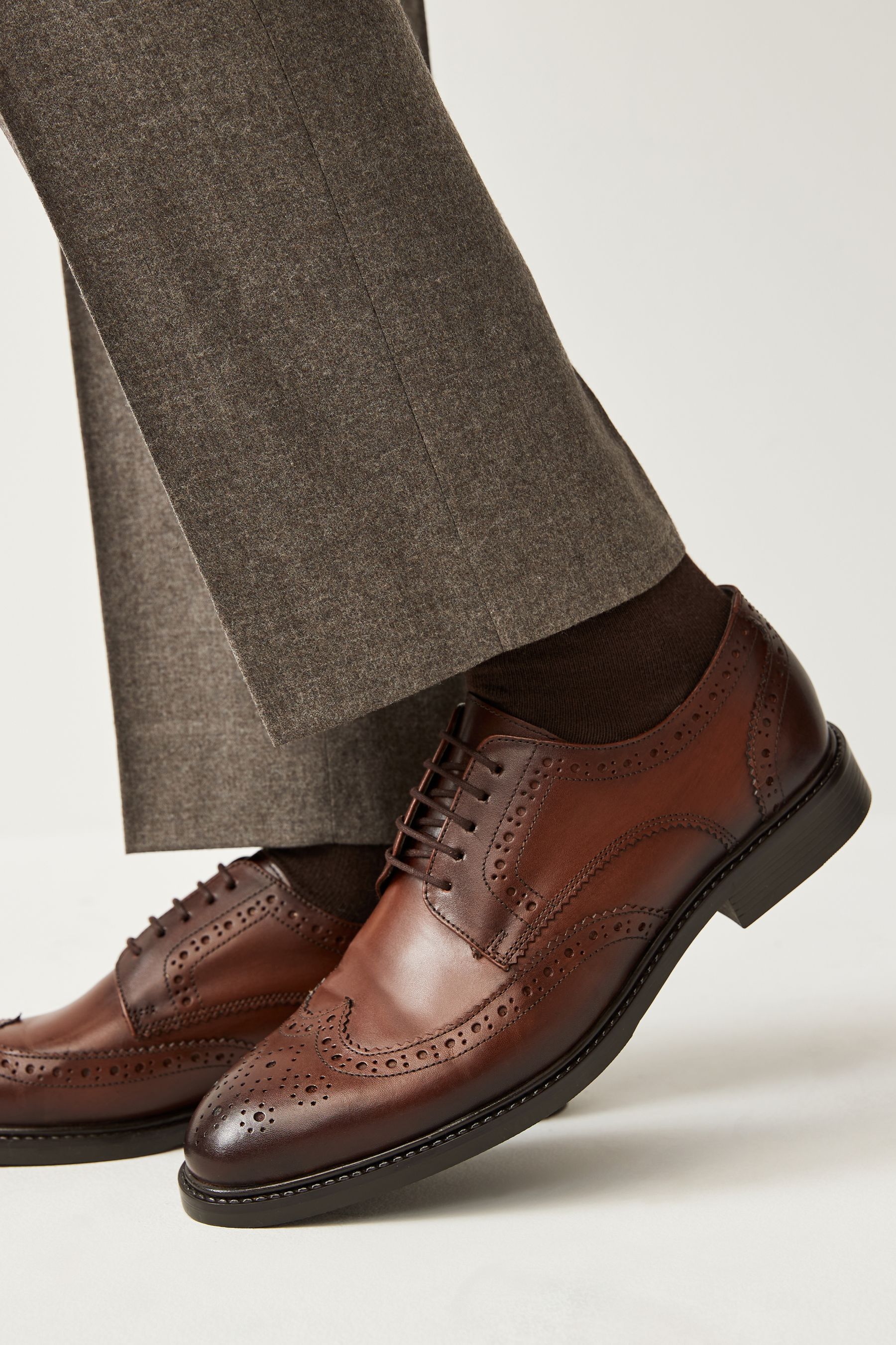 Next leather brogues on sale