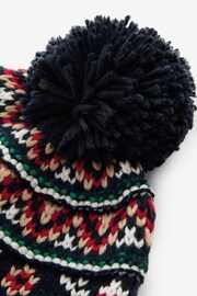 Reindeer Inca Fair Isle Pattern Hat (3mths-13yrs) - Image 5 of 5