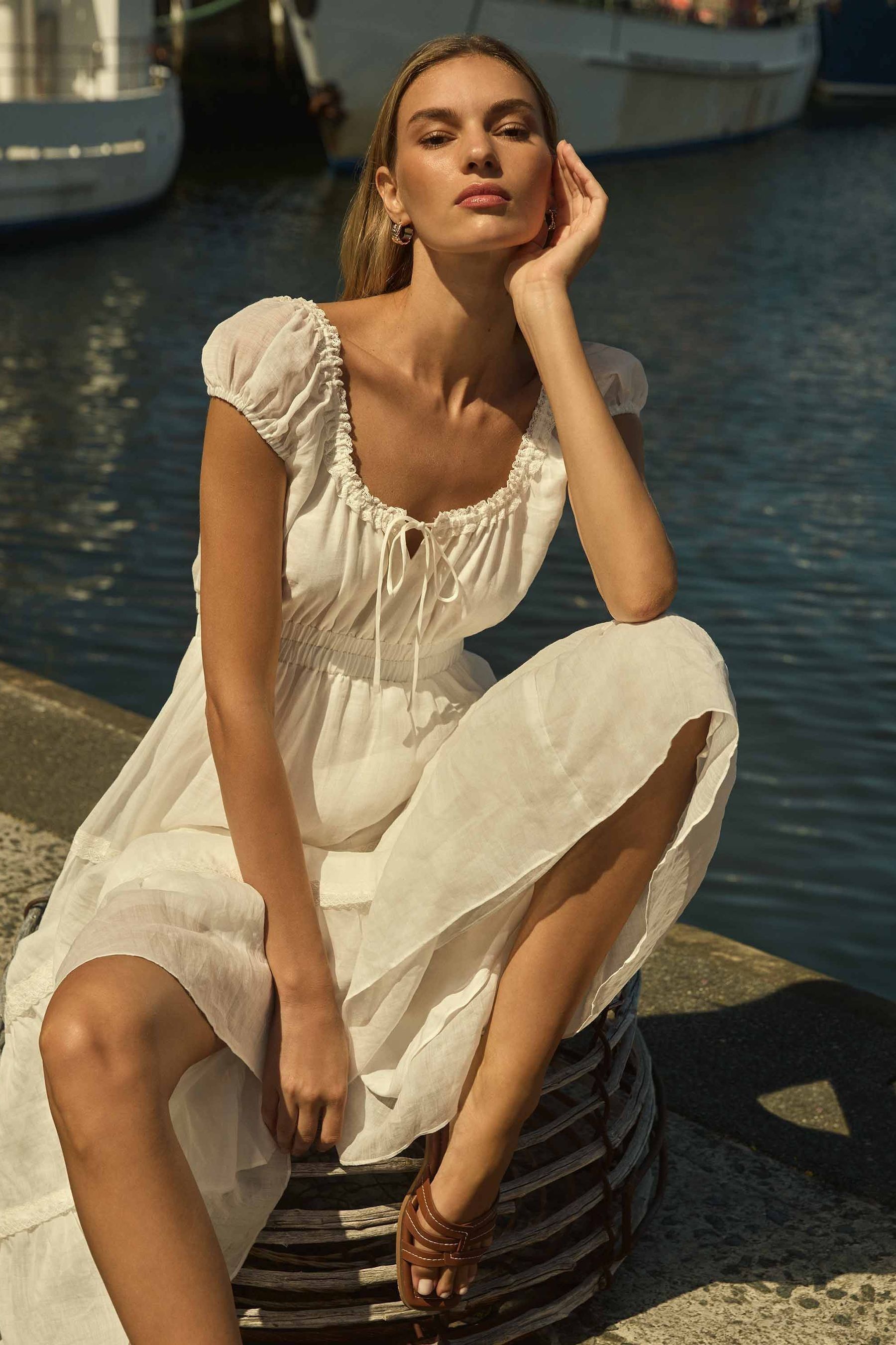 White dress uk online on sale
