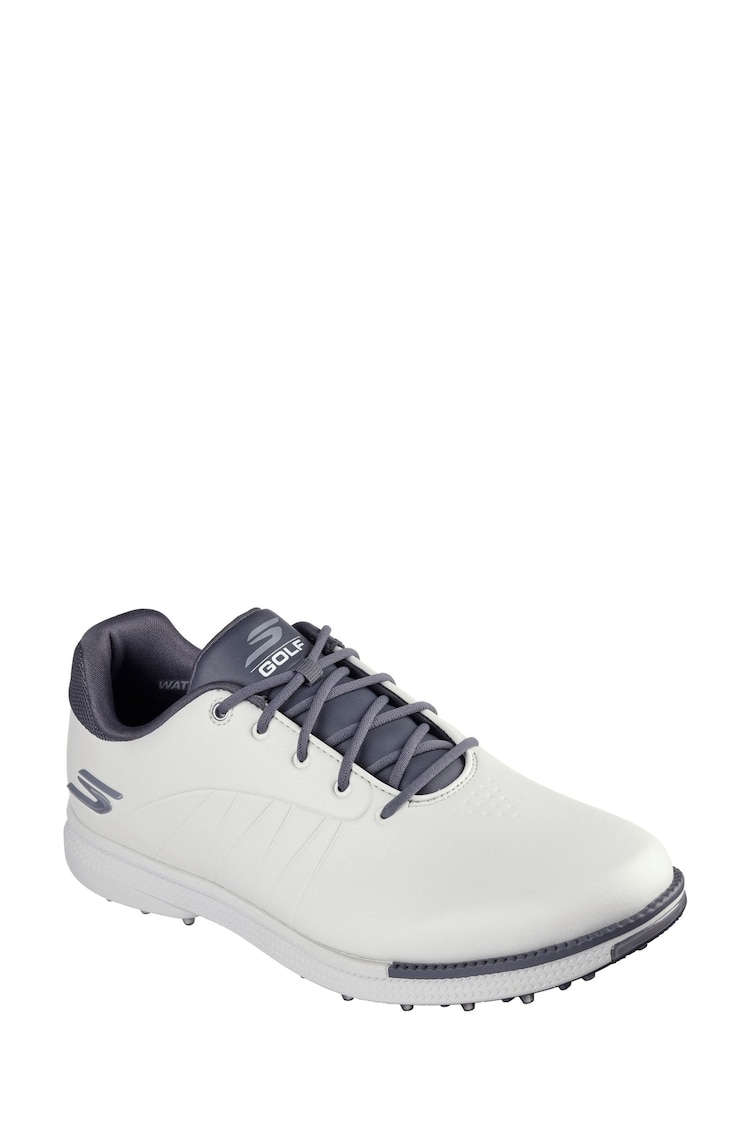 Skechers Cream Mens Go Golf Tempo Grip Flex Shoes - Image 2 of 3