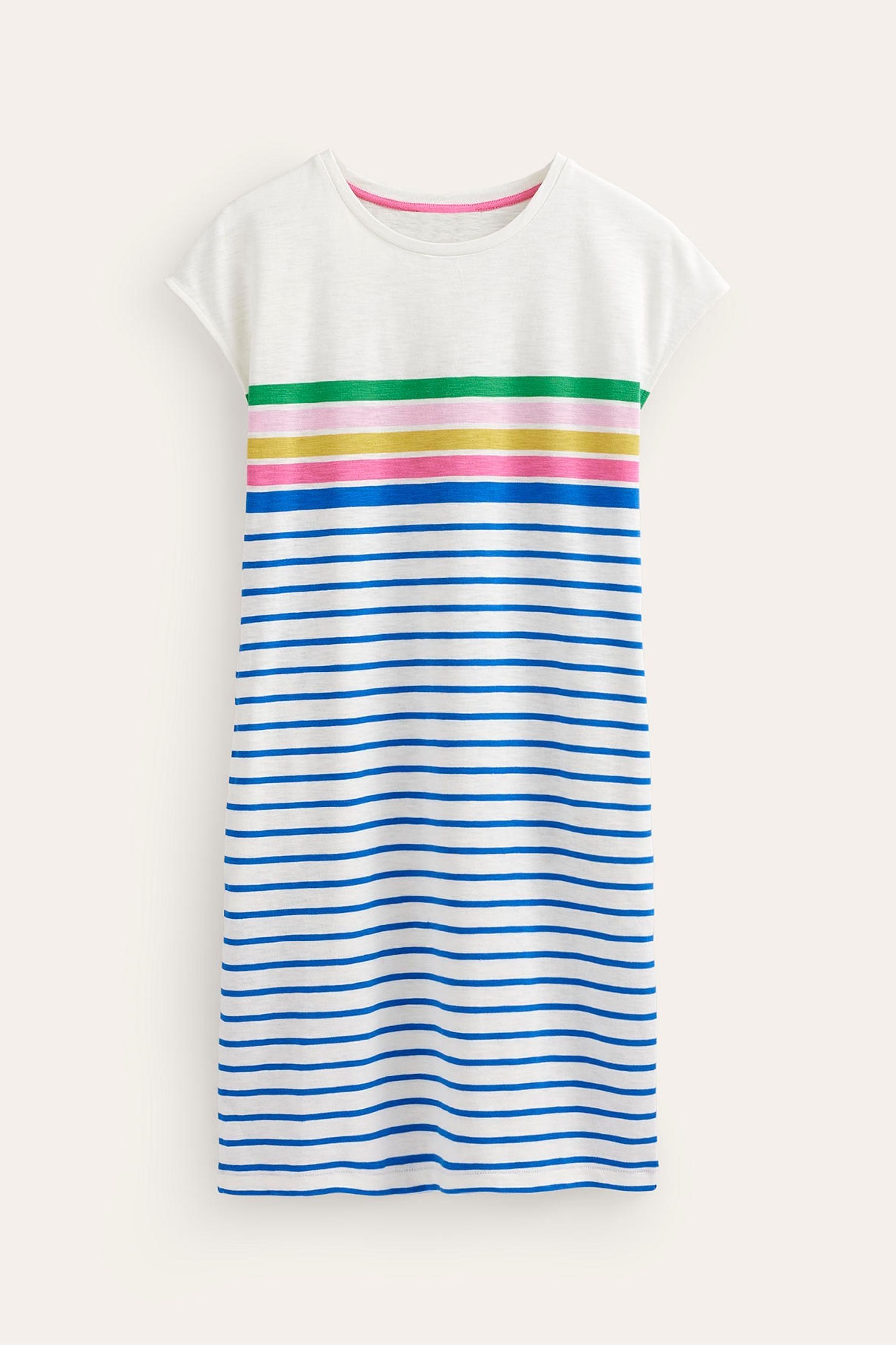 Buy Boden Blue 100 Cotton Stripe Leah Jersey T Shirt Dress from Next Luxembourg