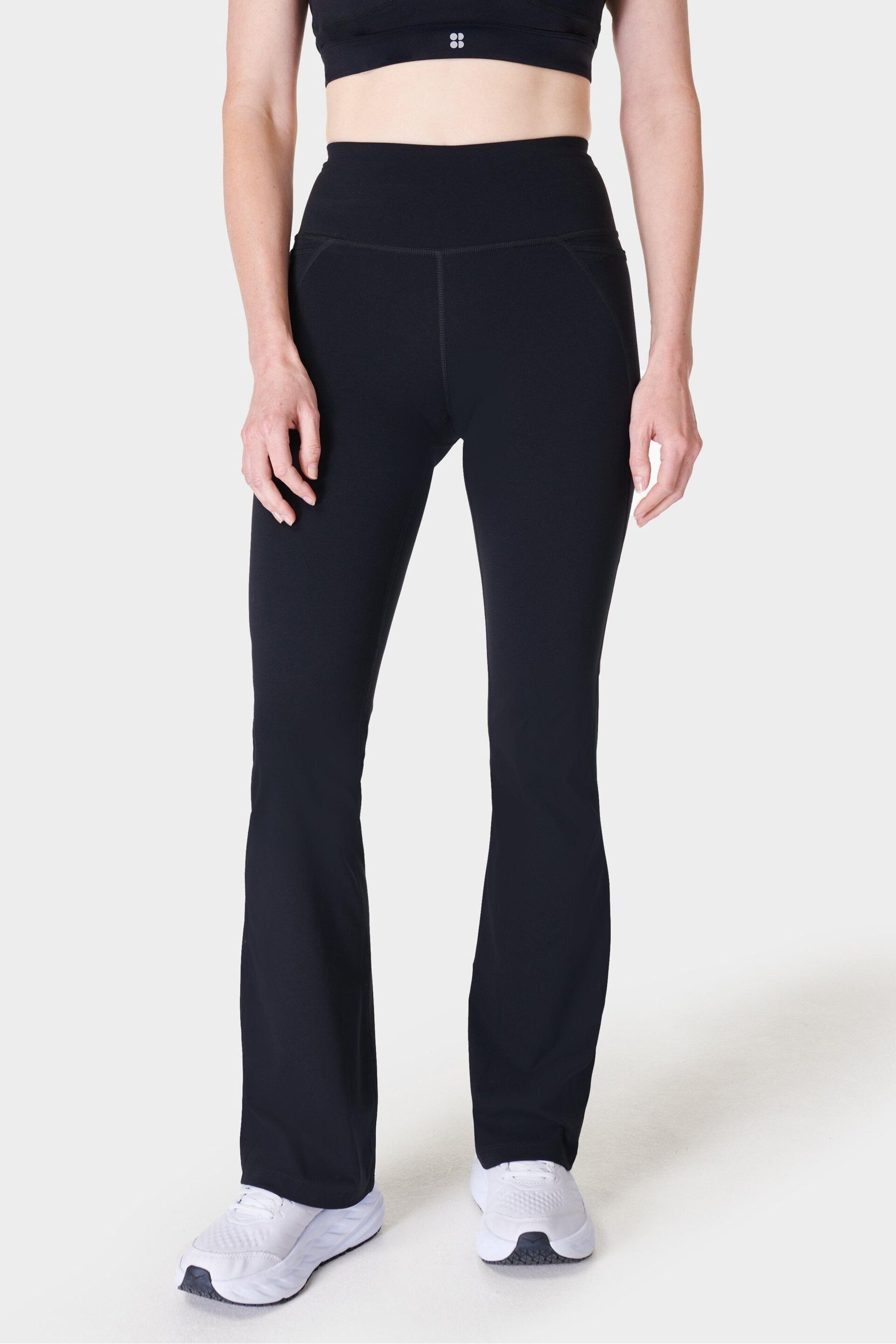 Sweaty Betty Black 30 inch inside seam Power Workout Boot Cut Leggings - Image 1 of 10