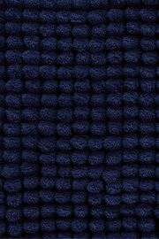 Catherine Lansfield Navy Blue Bobble Bath - Image 3 of 3