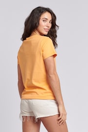 U.S. Polo Assn. Orange Regular Fit Womens V-Neck T-Shirt - Image 3 of 7