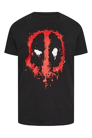 BadRhino Big & Tall Black Deadpool T-Shirt - Image 2 of 3