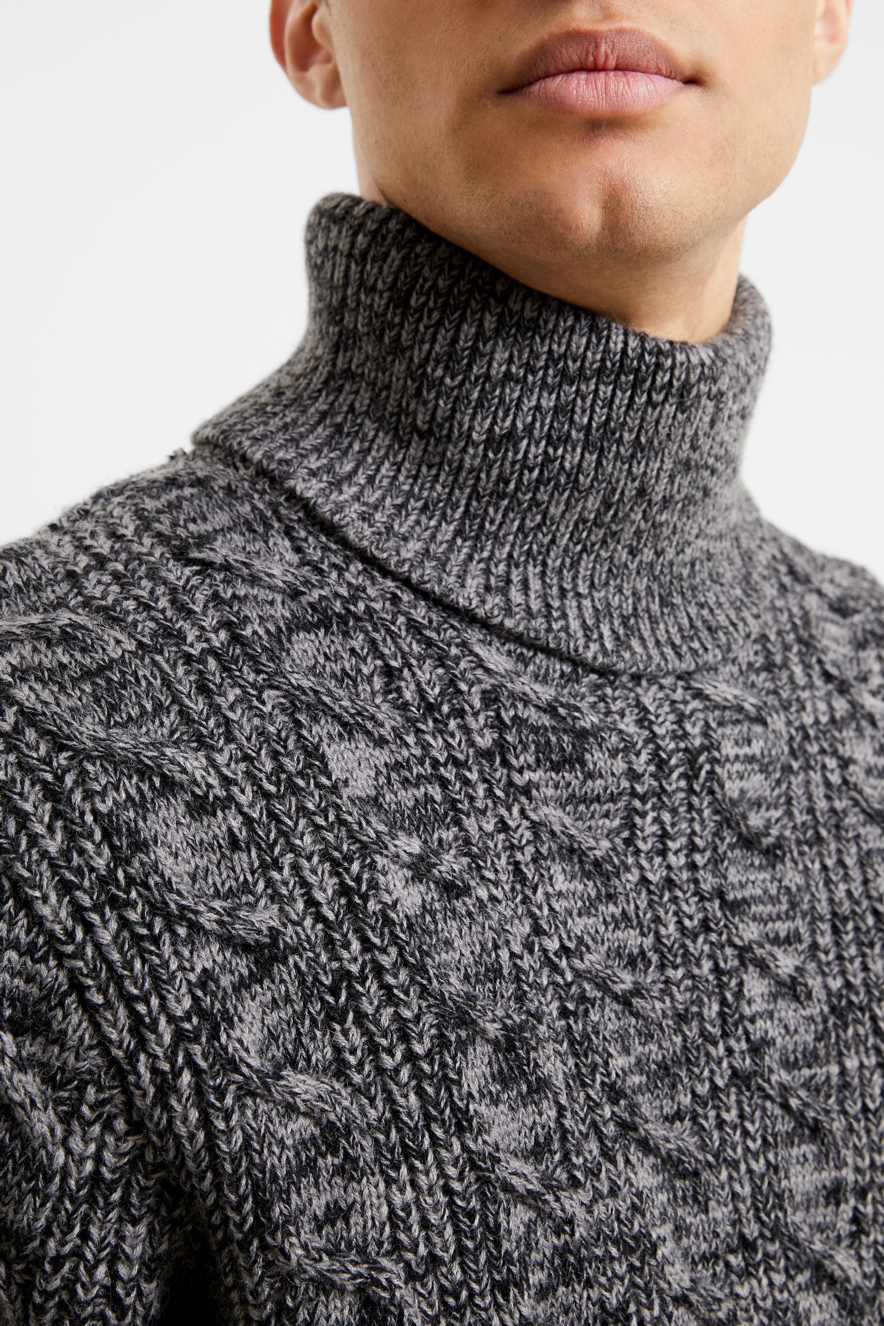 French connection cable knit jumper cheap