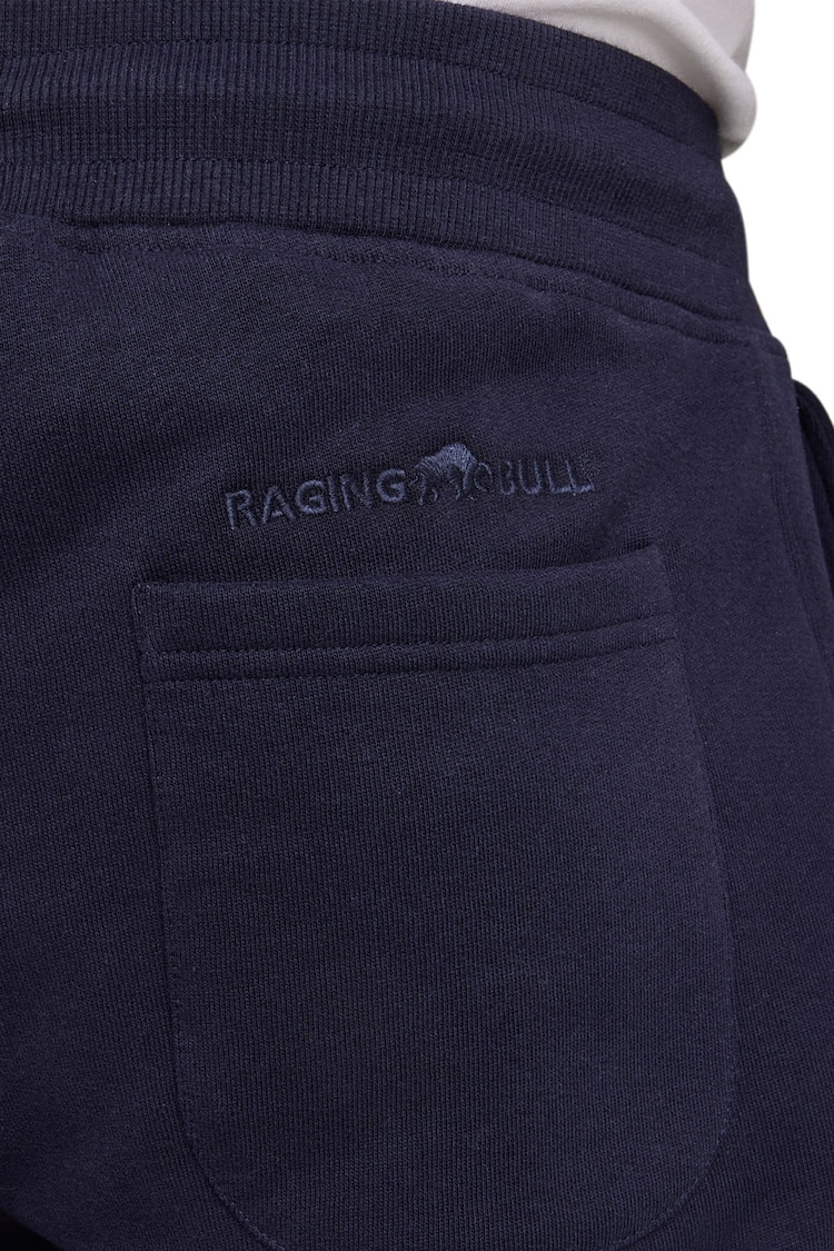 Raging Bull Blue 100% Cotton Cuffed Sweatpants - Image 6 of 6