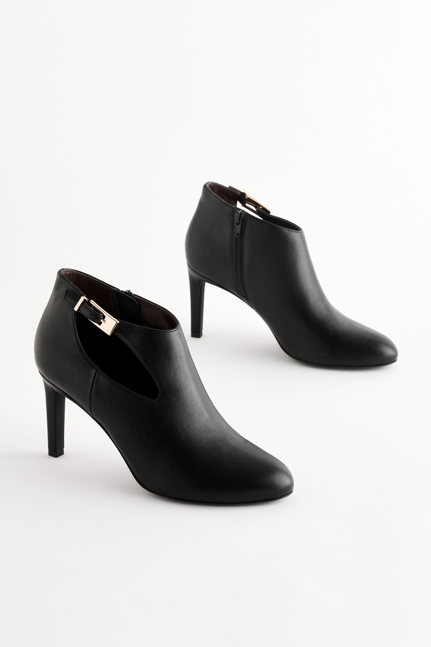Black shoe boots uk sales