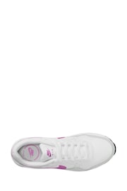 Nike White/Purple Air Max SC Trainers - Image 3 of 4