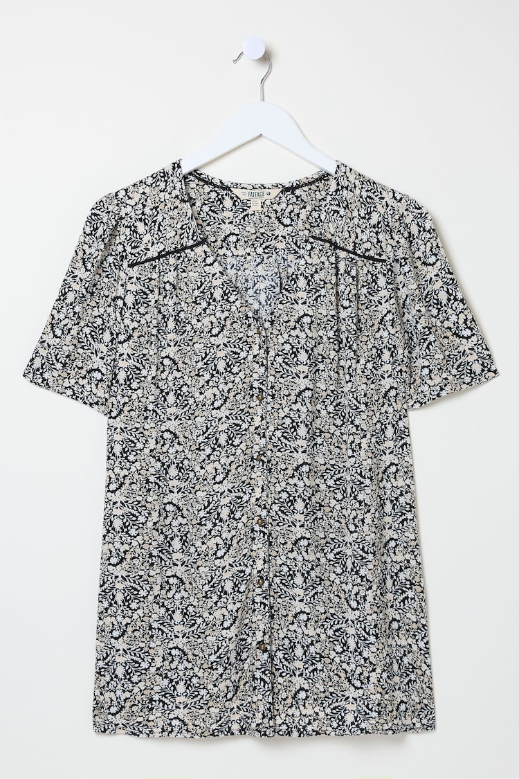 FatFace Cassidy Black Inlay Floral Tunic - Image 5 of 5