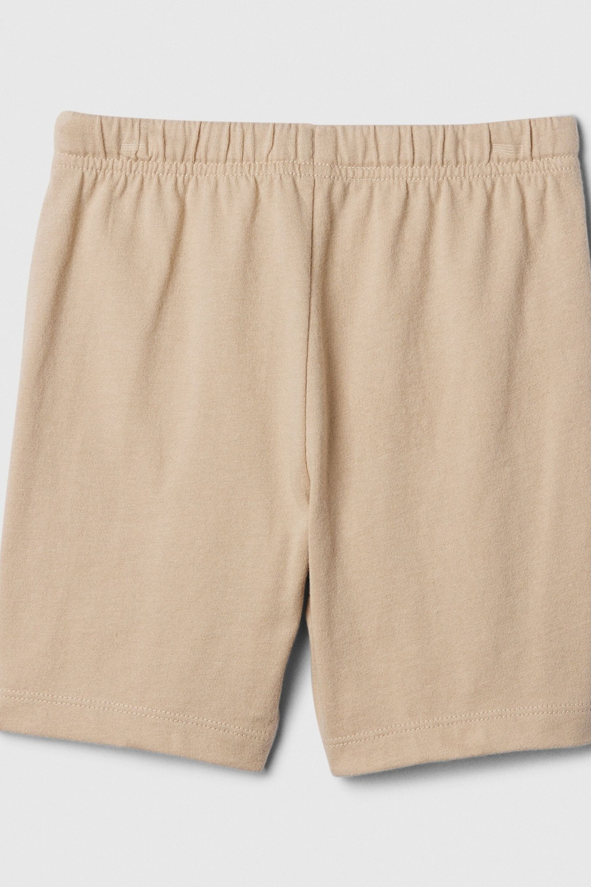 Gap Beige Cotton Brannan Bear Pull On Baby Shorts (Newborn-5yrs) - Image 2 of 2