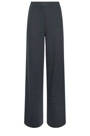 Long Tall Sally Blue Pinstripe Wide Leg Trousers - Image 5 of 5