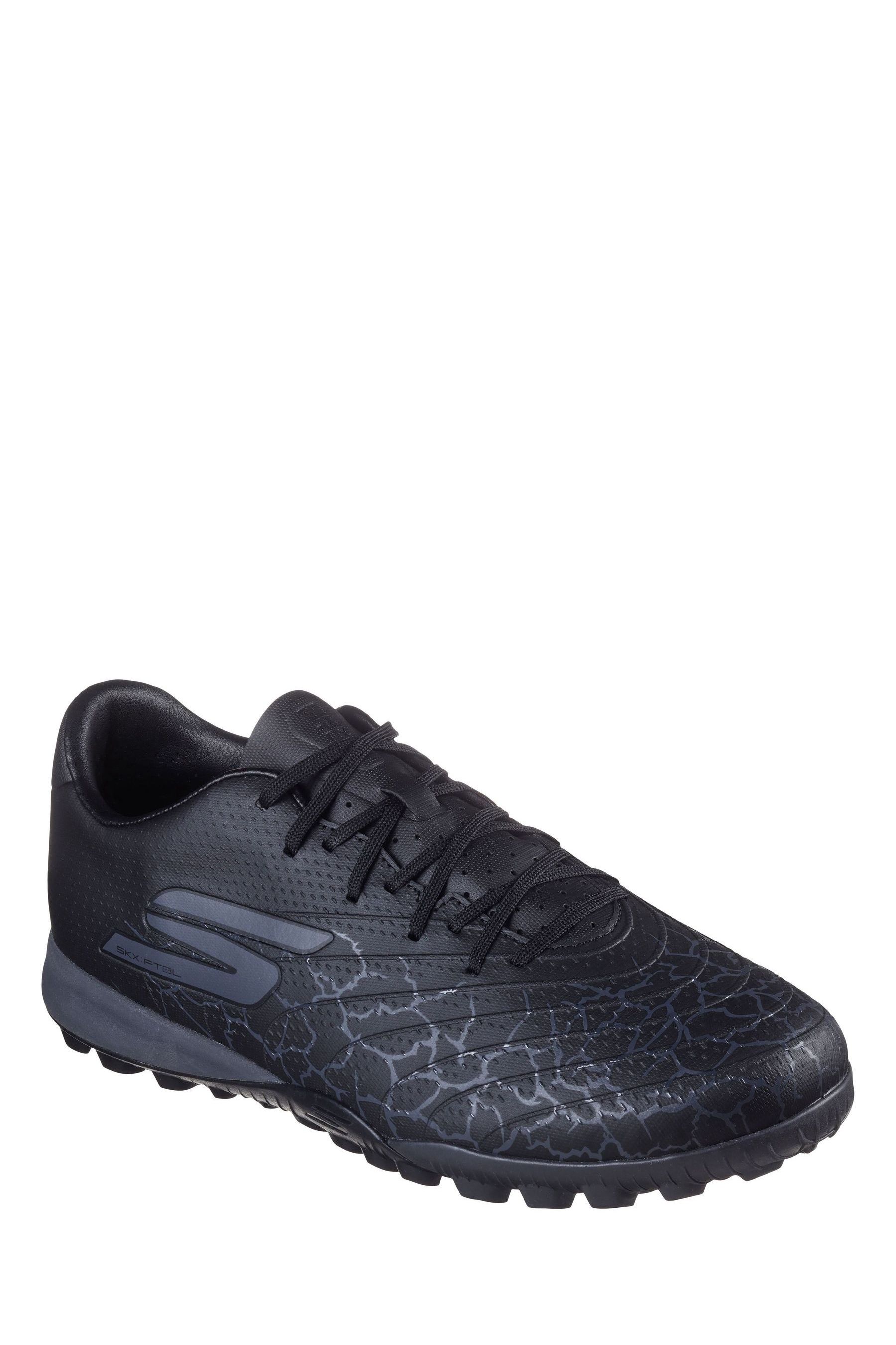 Skechers Silver Black Gold Turf Football Boots 9 EU 44 Mens