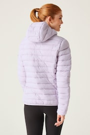 Regatta Purple Womens Hooded Marizion Walking Jacket - Image 2 of 9