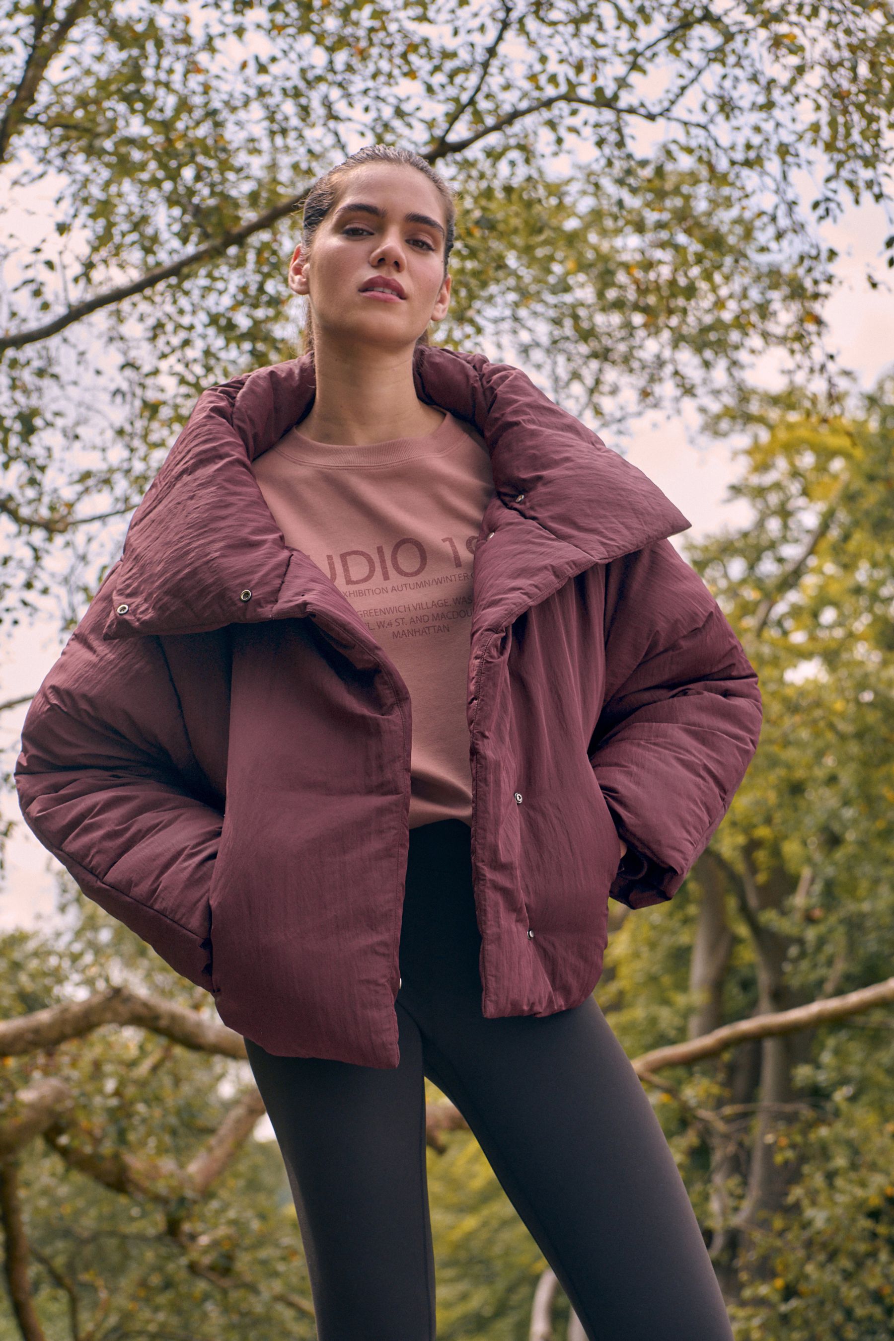 Buy Burgundy Red Shower Resistant Padded Coat from the Next UK online shop