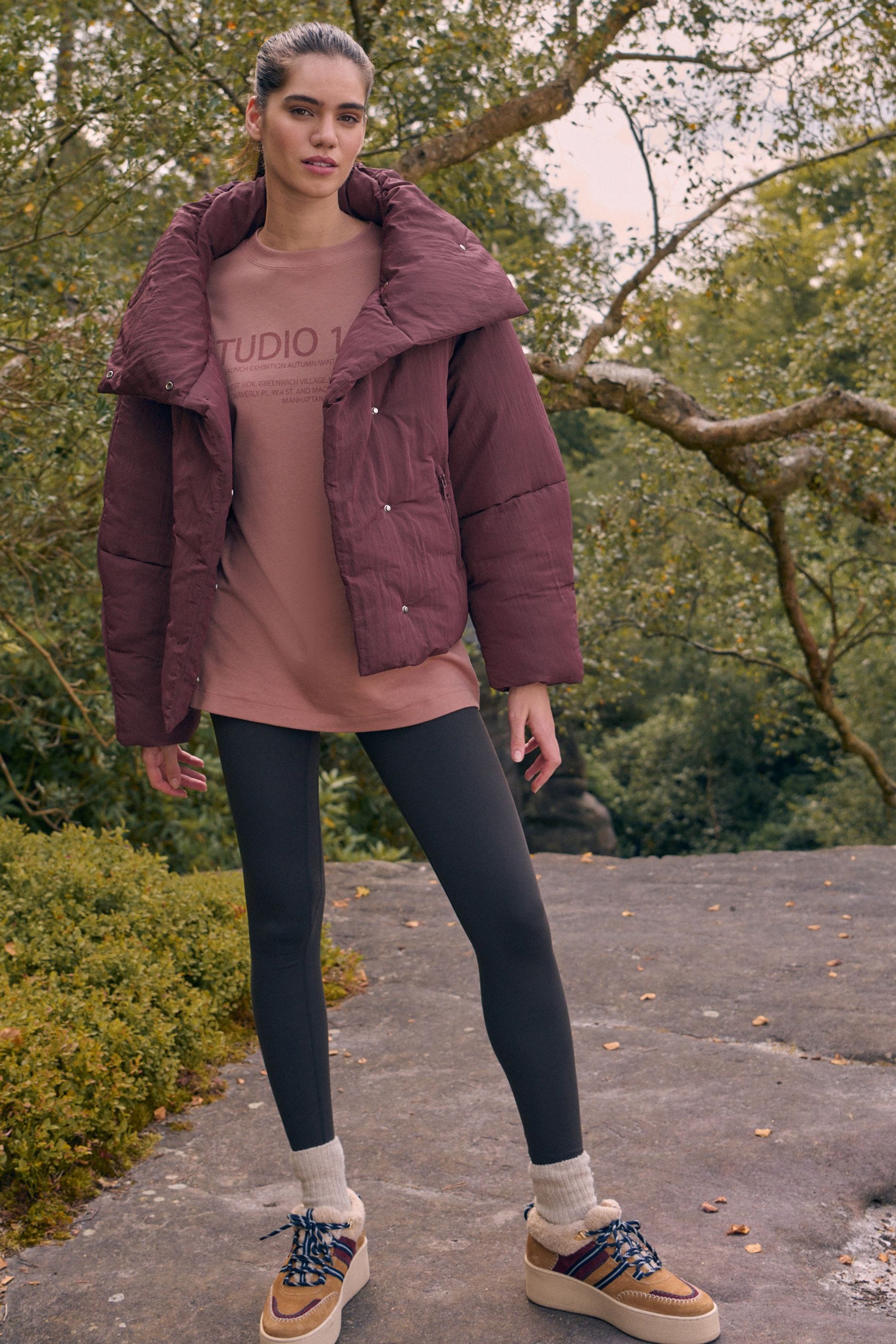Next red padded jacket hot sale