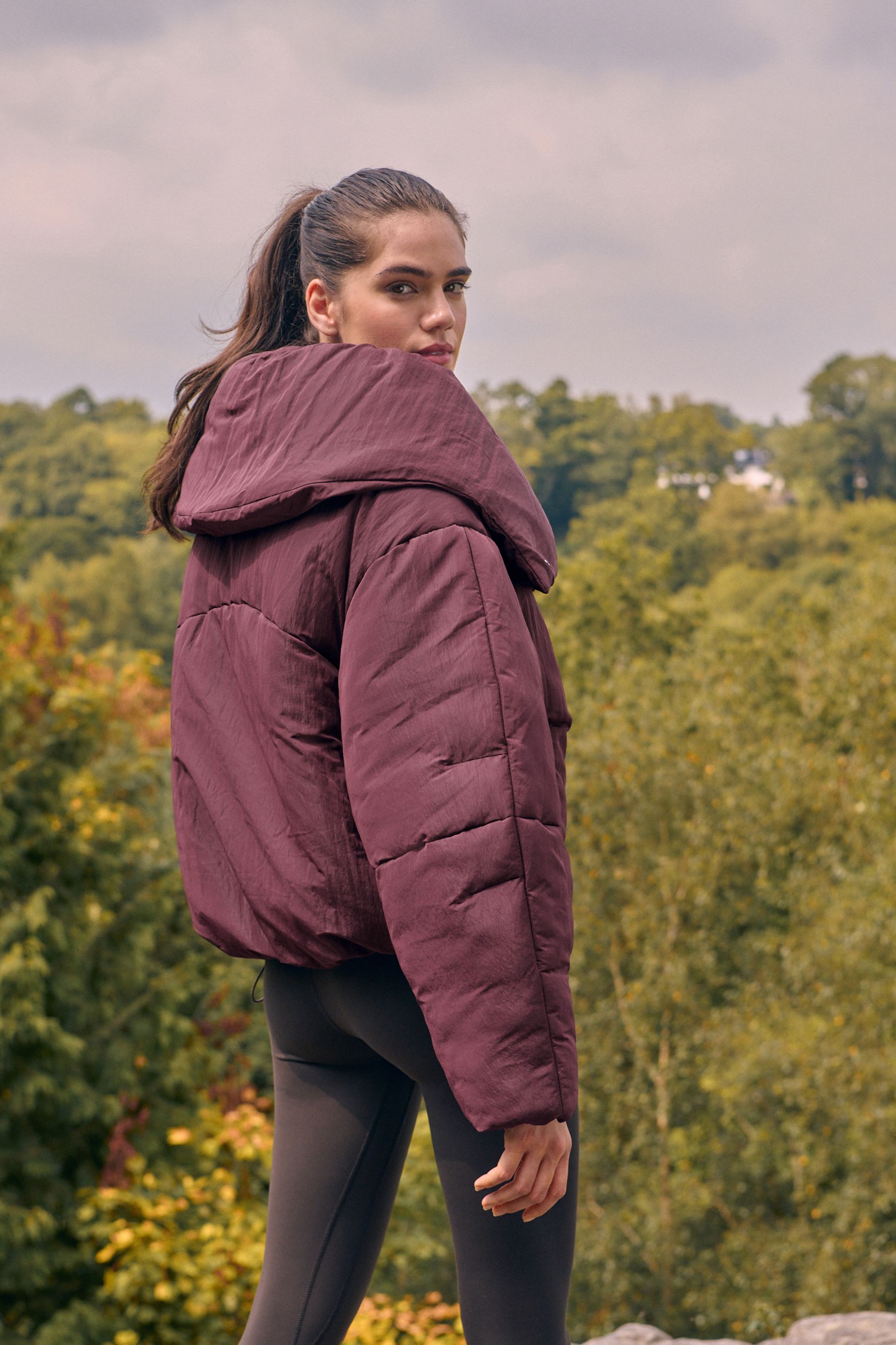 Next red padded jacket cheap