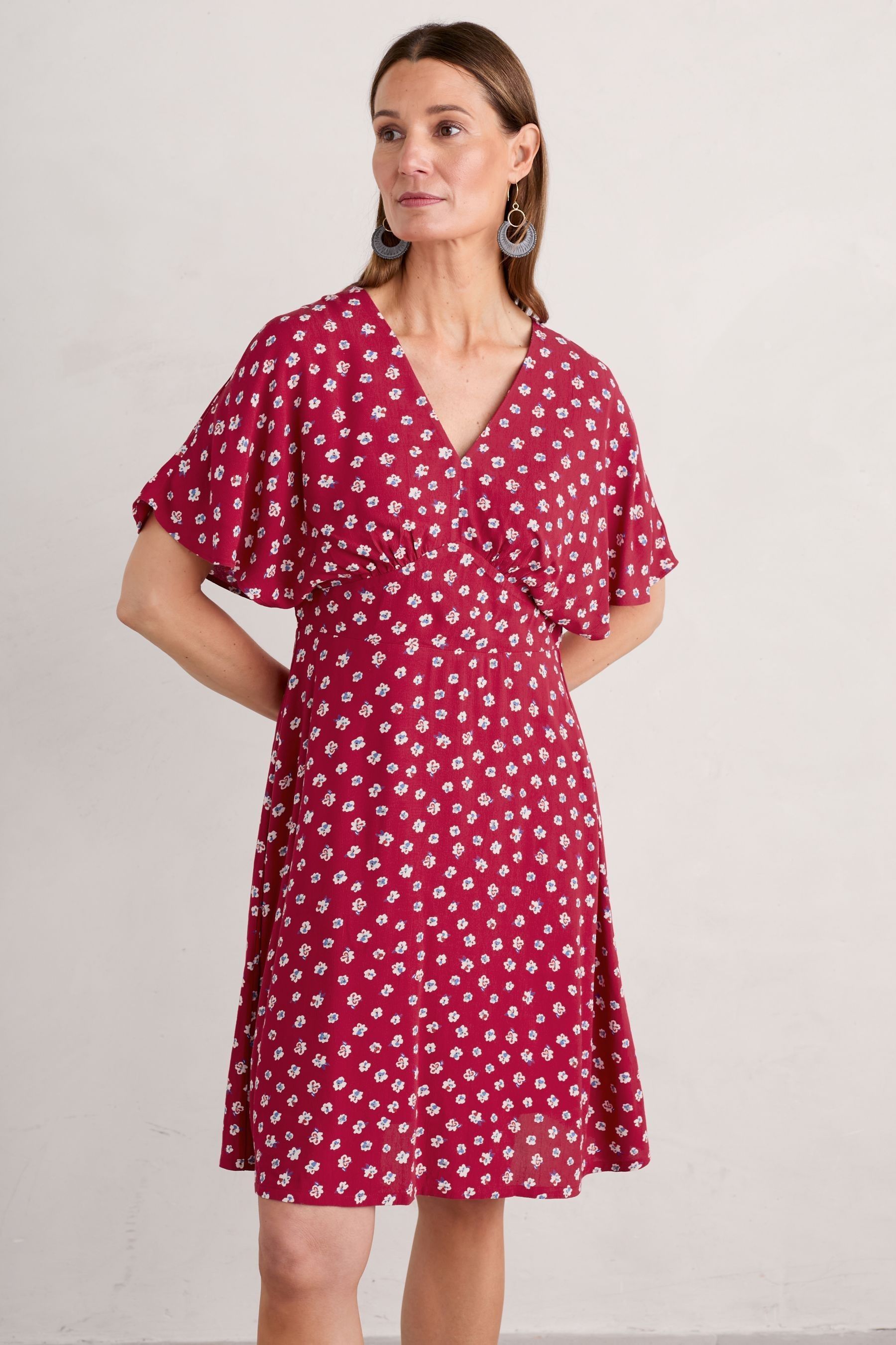 Buy Seasalt Cornwall Red Tall Wilsey Dress from Next Luxembourg